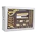 Gold Desk Accessories | 7 Desktop Essentials (44 Items Total) | Office Supply Set & Organizer in Gold Décor