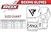 RDX Boxing Gloves for Training Muay Thai - Genuine Cowhide Leather Infused Gel Gloves for Sparring, Kickboxing and Heavy Punching Bag, Fighting, Bag Mitts, Focus Mitts