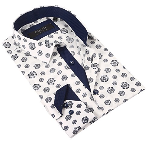 white christmas dresses Coogi Silk Shirt in Blues