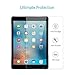 iPad 9.7 in (2017) / iPad Pro 9.7 in/iPad Air 2 / iPad Air Screen Protector, Anker [Double Defence] Premium Tempered-Glass Tablet Screen Protector with Retina Display