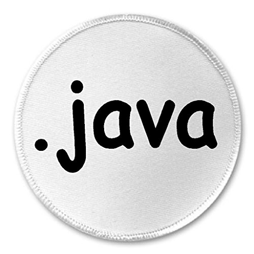 A&T Designs .java 3" Sew On Patch Geek Nerd Computer Programmer Coder Gamer