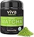 Viva Naturals Organic Matcha Green Tea Powder [4 oz] - Japanese Ceremonial Grade for Lattes, Smoothies and Baked Goods