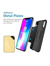WizGear Soporte magnético para el salpicadero de coche para teléfonos móviles y tabletas mini con tecnología Fast Swift-Snap   Extra delgado