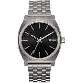 NIXON Time Teller A045 - 100m Water Resistant Men's Analog Fashion Watch (37mm Watch Face, 19.5mm-18mm Stainless Steel Band)