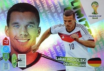 Buy Panini Fifa World Cup 2014 Brazil Lukas Podolski Limited Edition Online At Low Prices In India Amazon In