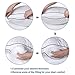 SONGMICS Pillow for Sleeping (Standard 2 Pack), Adjustable Bed Pillow, Relief for Neck Pain, 100% Cottons Super Soft Goose Down Alternative URBP02WC