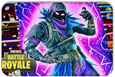 C0oow Fort-nite Battle Royale Raven Doormat Non Slip Front Door Mat Carpet Floor Rug Indoor Outdoor Family Decor Foot Pad Clean Cushion Ground Mat 23.6" x 35.4" (60cm x 90cm)