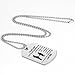 FAYERXL Dog Tags for Son from Mom Boys Necklaces for Kids Air Force Pendants Military Stainless Chains Love Gift