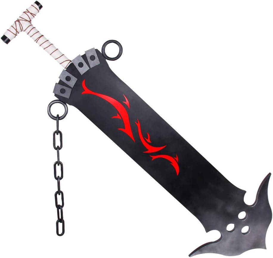 Vorwind Final Fantasy X Cosplay Jecht Prop Toy Sword Black