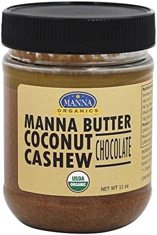 Manna Organics, Cashew Coconut Butter Chocolate Organic, 11 Ounce