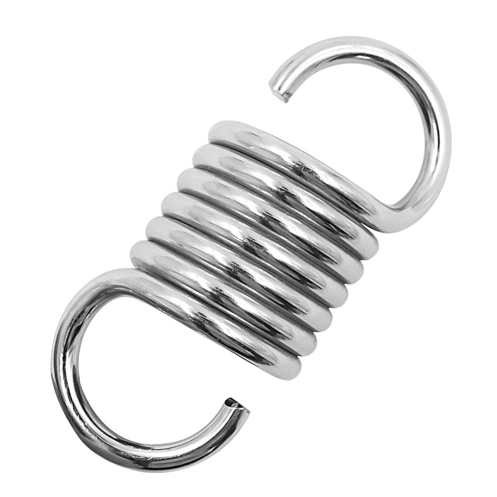 Aoneky Heavy Punching Bag Spring for Boxing, Hammock - Noise Reduction Extension Spring for Punching Bag Hammock, Hanging Chair (Double closed loop)