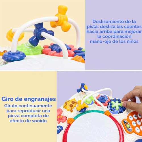 Toys Children 1 Year - Table Activities Baby Toy Montessori Babies Girl 1 2 Years Christmas Gift Musical Instruments Children's Sounds and Lights Educational Gifts for Children 1 2 Years 9 12 Months
