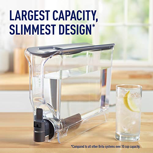 Brita Stream UltraMax Water Filter Dispenser, Dark Blue, Extra Large 25