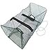 LUCKYAZ 1PCS Foldable Fishing Net Bait Trap Dip Cage Crab Fish Minnow Crawdad Shrimp