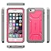 iPhone 6 / iPhone 6S Case - Poetic [Revolution Series] Apple iPhone 6 inch Case - [Heavy Duty] [Dual Layer] Complete Protection Hybrid Case with Built-In Screen Protector for Apple iPhone 6 (2014)/iPhone 6S (2015) Pink/Gray (3 Year Manufacturer Warranty From Poetic)