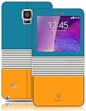 Baseus Galaxy Note 4 Case, [Aerb Freedom Series] Big Window View Flip Folio Cover Case for Samsung Galaxy Note 4 5.7