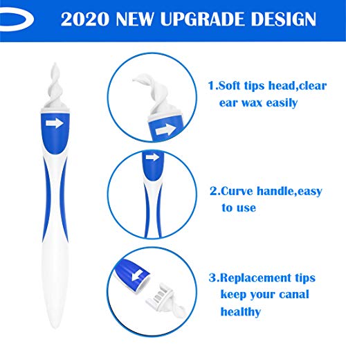 2021 New Upgrade QGrips Ear Wax Remover Ear Wax Removal Tool Ear Pick Q