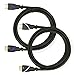 Mediabridge™ HDMI Cable (6 Feet) Supports 4K@60Hz, High Speed, Hand-Tested, HDMI 2.0 Ready - UHD, 18Gbps, Audio Return Channel - 2 Pack (Part# 91-02X-06X2)