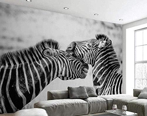 割引 写真壁紙壁壁画壁壁画家の装飾アート白黒ゼブラ動物 450x300cm 割引 写真壁紙壁壁画壁壁画家の装飾アート白黒ゼブラ動物 450x300cm