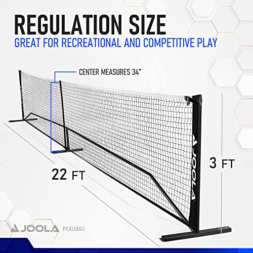 JOOLA Essentials Pickleball Net Regulation Height 36" at Posts & 34