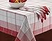 DII Country Plaid Square Tablecloth, 100% Cotton with 1/2