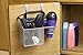 Home Basics Steel Over Door Bathroom Hair Care & Hot Styling Tool Organizer Storage Basket for Hair Dryer, Flat Irons, Curling Wands, Hair Straighteners, Silverthumb 3