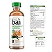 Bai Iced Tea, Supertea Variety Pack, Crafted with Black Tea and White Tea, 18 Fluid Ounce Bottles, 12 count, 3 each Narino Peach Tea, Paraguay Passionfruit Tea, Rio Raspberry Tea, Tanzania Lemon Tea