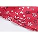 Sping Fever Kids Rain Poncho with Hood, Lightweight Girls Boys Toddlers Rain Jacket Raincoat B Red Starry Night Medium
