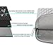 MOSISO Laptop Sleeve Compatible with MacBook Air/Pro, 13-13.3 inch Notebook, Compatible with MacBook Pro 14 inch M4 M3 M2 M1 Pro Max 2024-2021, Diamond Foam Neoprene Bag with Small Case, Gray