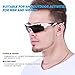 Ewin E11 Polarized Sports Sunglasses with 4 Interchangeable Lenses for Men Women Golf Baseball Volleyball Fishing Cycling Driving Running Glasses, TR90 Unbreakable Frame, Waterproof, Anti-Fog Lens
