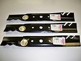 Set Of 3, Gator 3-in-1 Mulching Blades to Replace John Deere Blades GX20250, GX20819, GY20568