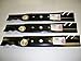 Set Of 3, Gator 3-in-1 Mulching Blades to Replace John Deere Blades GX20250, GX20819, GY20568
