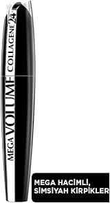 L'Oreal Paris Mega Volume Collagene 24h Black Mascara 9ml view 3