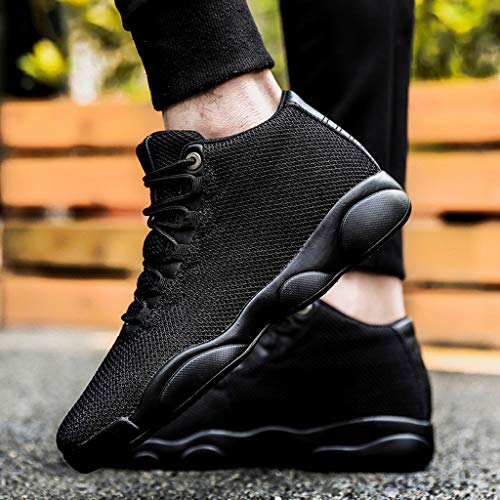 image for Hotcl Running Basketball Shoe,Men Net Surface Flat Non-Slip Breathable