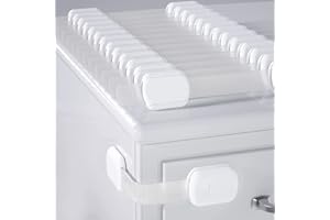 Child Safety Strap Locks (10 Pack) Baby Locks for Cabinets and Drawers