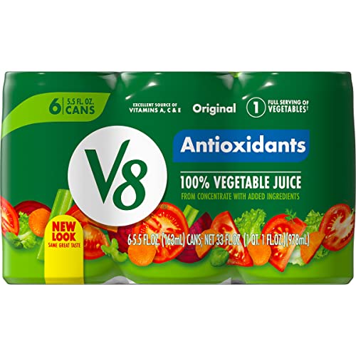 100 Vegetable V8 Juice Oz Cans V8 Original 100% Vegetable Juice Oz