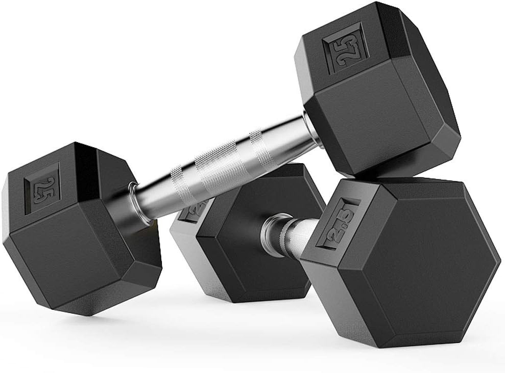 Hex Dumbbell Bodybuilding Fitness Weight Lifting Training Home Gym Cast Iron Dumbbells Cardio Gym Equipment Dumbbells Set (Color : Black, Size : 10kg1)