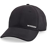 MISSION Cooling Vented Performance Hat Unisex Cap for Workouts, Golf &amp; Running, Sweat &amp; Water Activated Technology