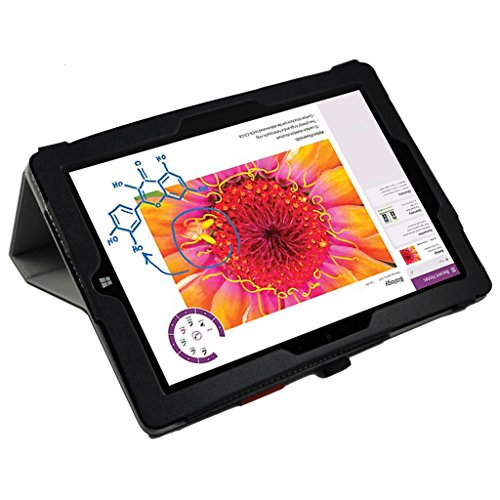Mama Mouth Coustom Design Slim Stand PU Leather Case Cover With Romovable Bluetooth Keyboard For 10.8 " Microsoft Surface 3 Tablet Windows 8.1 Tablet (Will Not Fit 12.1 Inches Surface Pro 3),Black - Thumbnail 5