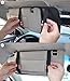 Car Sun Visor Organizer CD Clip Storage -12 Pocket Visor Holder (Black)