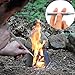 DUUMI Outdoor Emergency Tools,Survival Spark Magnesium Survival Fire Starter with Whistle and Collapsible Fire Blower Pipe Builds Campfirethumb 4