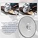 Baugger Wood Angle Grinding Wheel - Carbide Grinding Wheel Carbide Rotary Tool for Angle Grinder Tungsten Carbide Coating Bore Shaping 5/8inch Bore
