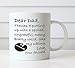 MAUAG Fathers Day Funny Dad Coffee Mug - Thanks 4 Putting up with a Spoiled... Love, Your Favorite Best Birthday Gifts for Dad, White 11 Oz