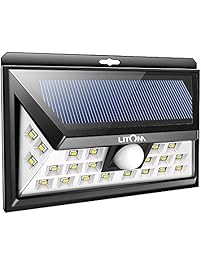 Litom SOLAR LIGHTS OUTDOOR 24 LEDs, Super Bright Motion Sensor Lights with Wide Angle Illumination, Wireless Waterproof Security Lights for Wall, Driveway, Patio, Yard, Garden