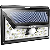 LITOM 24 LED Solar Lights Outdoor, 3 Optional Modes Wireless Motion Sensor Light with 270° Wide Angle, IP65 Waterproof, Easy-to-Install Security Lights for Front Door, Yard, Garage, Deck, Porch