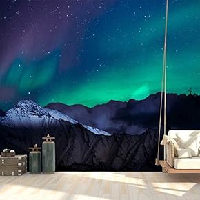 Wall Mural Starry Sky Removable Wallpaper Wall Sticker for Bedroom Living Room - 66x96 inches