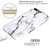 BAISRKE iPhone 7 Plus Case, White Black Marble Creative Design Slim Flexible Soft Silicone Bumper Shockproof Gel TPU Rubber Glossy Skin Cover Case for iPhone 7 Plus iPhone 8 Plus 5.5 inch
