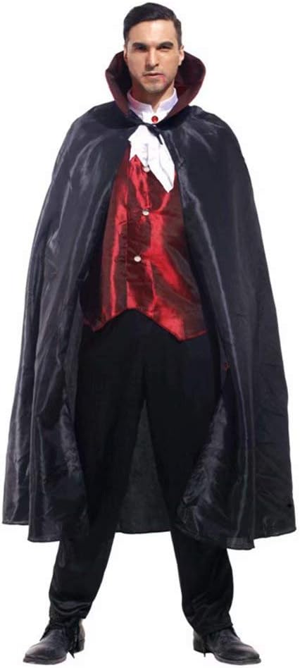 Amazon Japhot ヴァンパイア コスプレ 衣装 ハロウィン 仮装 メンズ 吸血鬼 ドラキュラ 悪魔 コスチューム 3点セット 大人 マント バンパイア風 変装 クリスマス パーティー 演出服 ステージ衣装 キッズコスチューム ホビー
