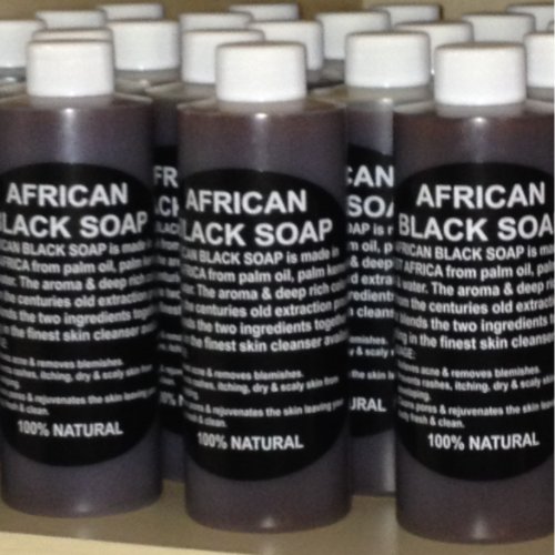 100% Pure Authentic Liquid African Black Soap From Ghana 16oz. by Plant Guru