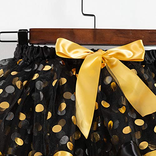 image for MIS1950s Kids Girls Dot Print Skirts Toddler Baby Tutu Party Dance Bal